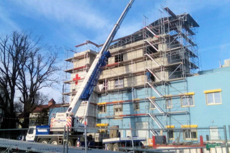 Wetterschutzdach DRK-Krankenhaus Chemnitz